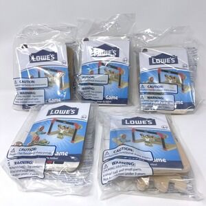 Lot Of 5 Lowe's Tabletop Soccer Game-DIY Kids Workshop (Build & Grow) Wooden
